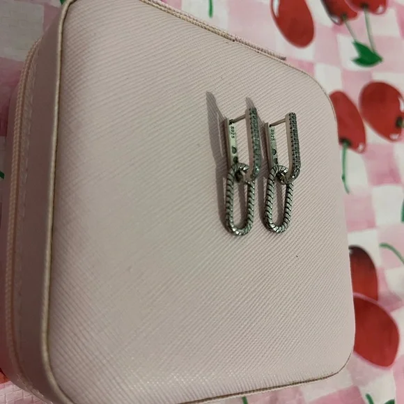 S925 Hoop Earrings - Picture 3 of 3